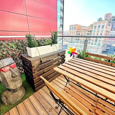 Apartment Meizon Business Tower: Exclusive Terrace & High-speed Wi-fi *